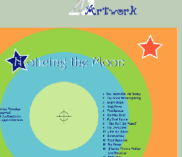 Original Noticing the Moon CD artwork as captured from the historical website